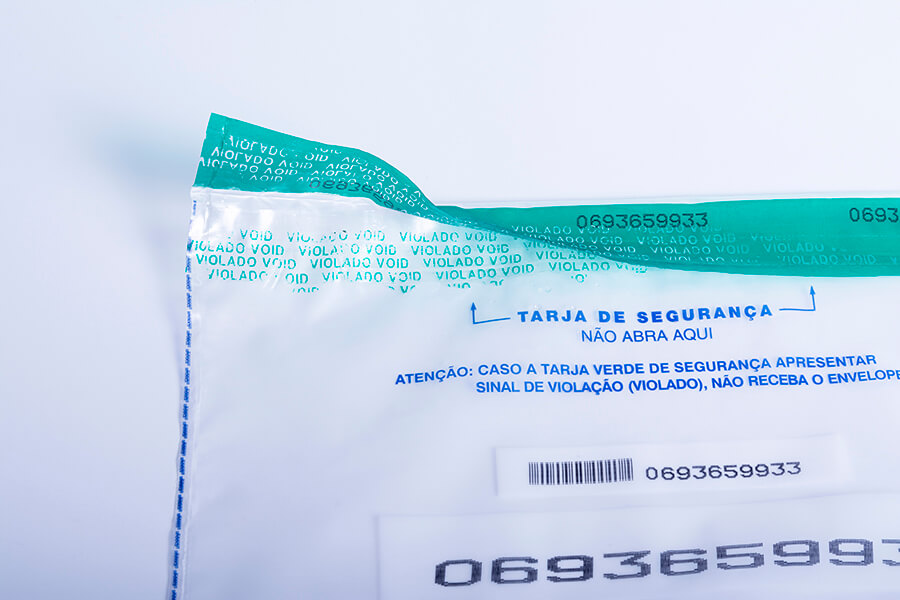 Envelope plástico correios personalizado